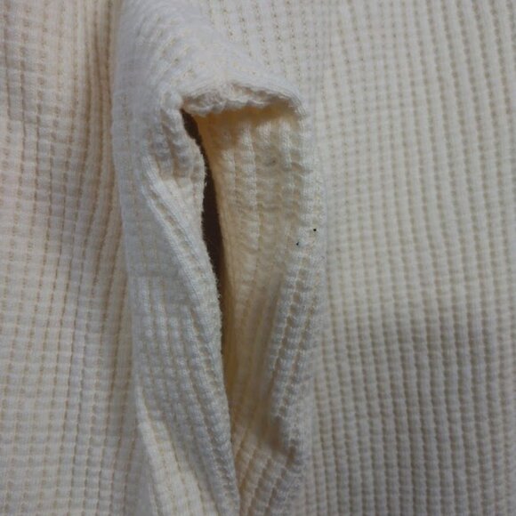 GAP Jogger Sweatpants Waffle knit Size Small Cream Ivory Cozy Winter Lounge - Picture 10 of 10